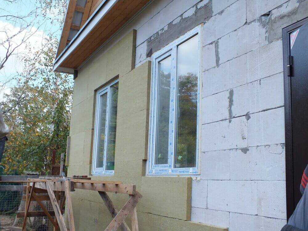 Утепление дома из газобетона снаружи и изнутри