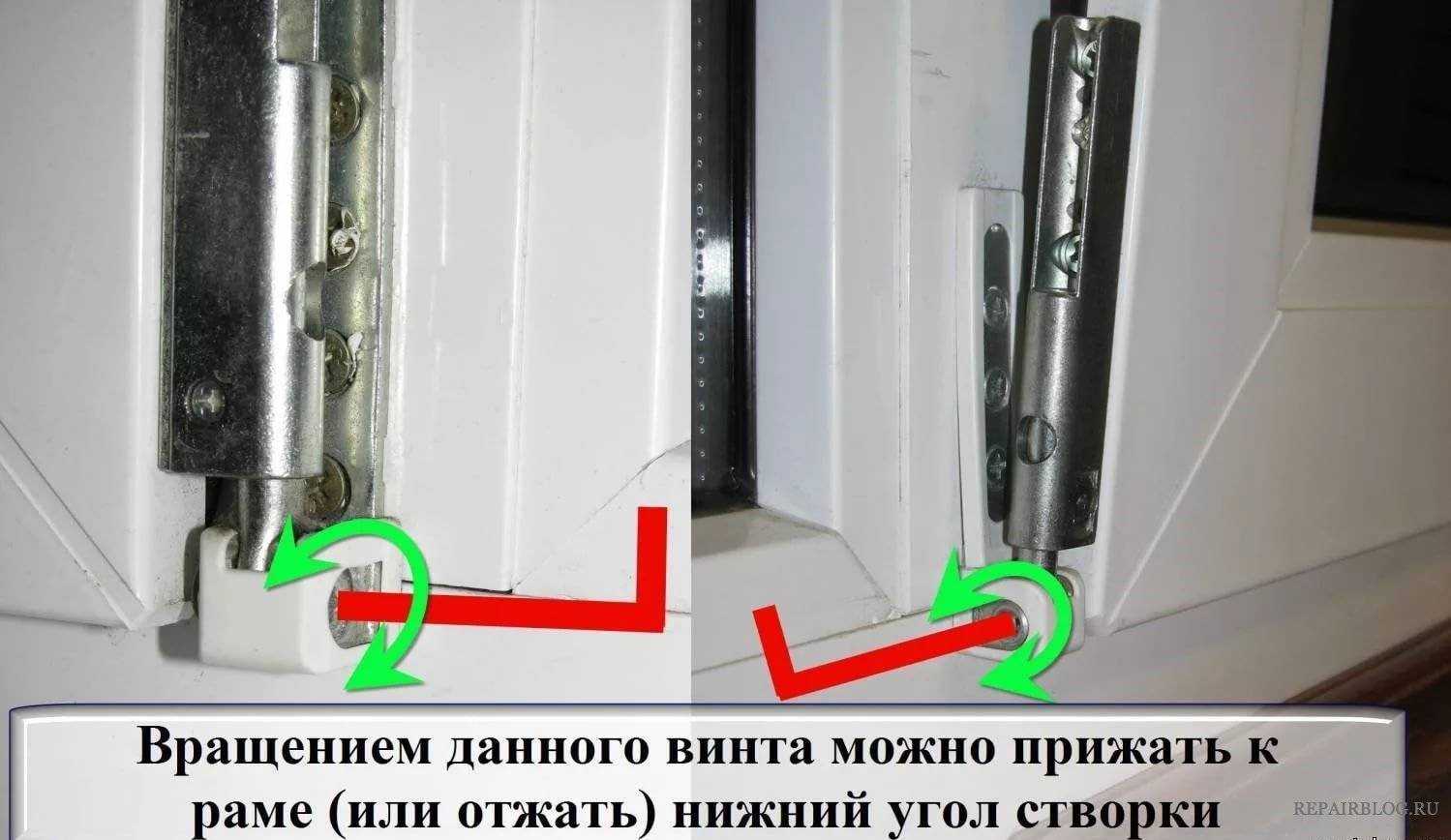 Как отрегулировать пластиковые окна самостоятельно: фото и видео инструкции