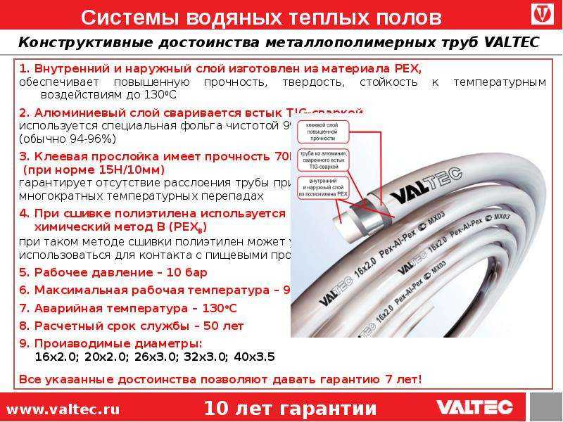О трубах для теплого водяного пола