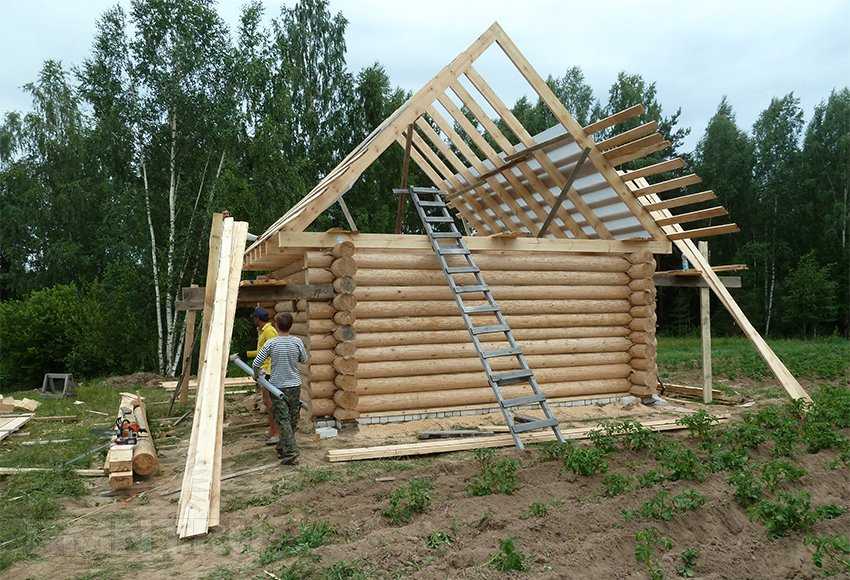 Баня: брус или бревно