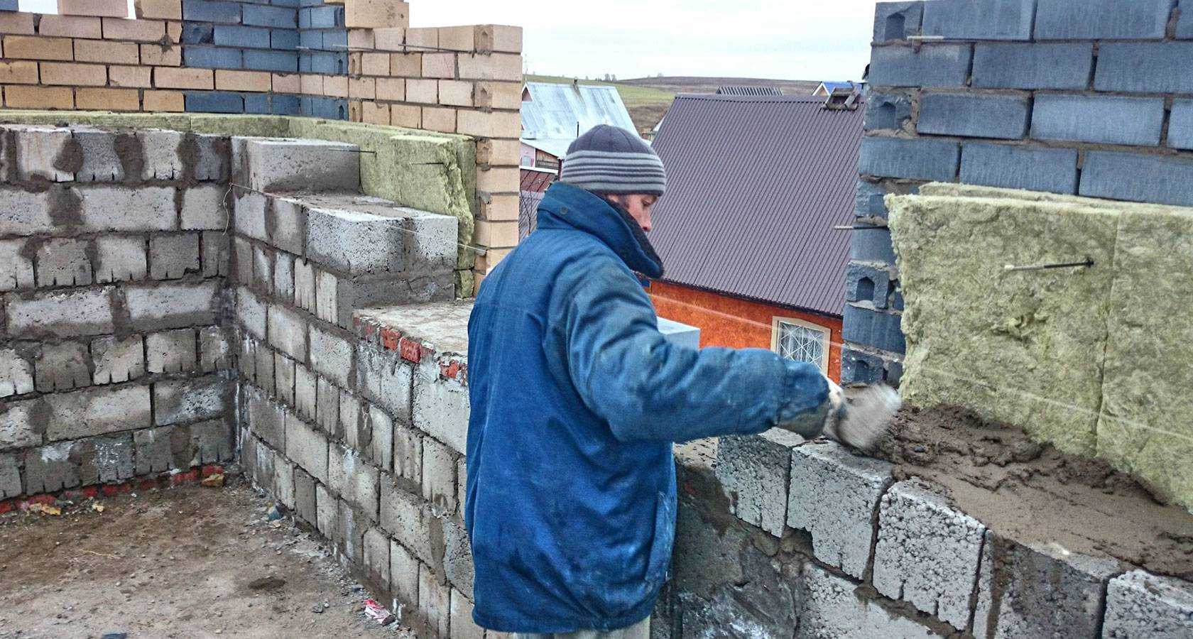 Как класть керамзитобетонные блоки