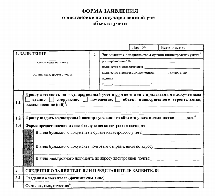 Постановка на кадастровый учет участка