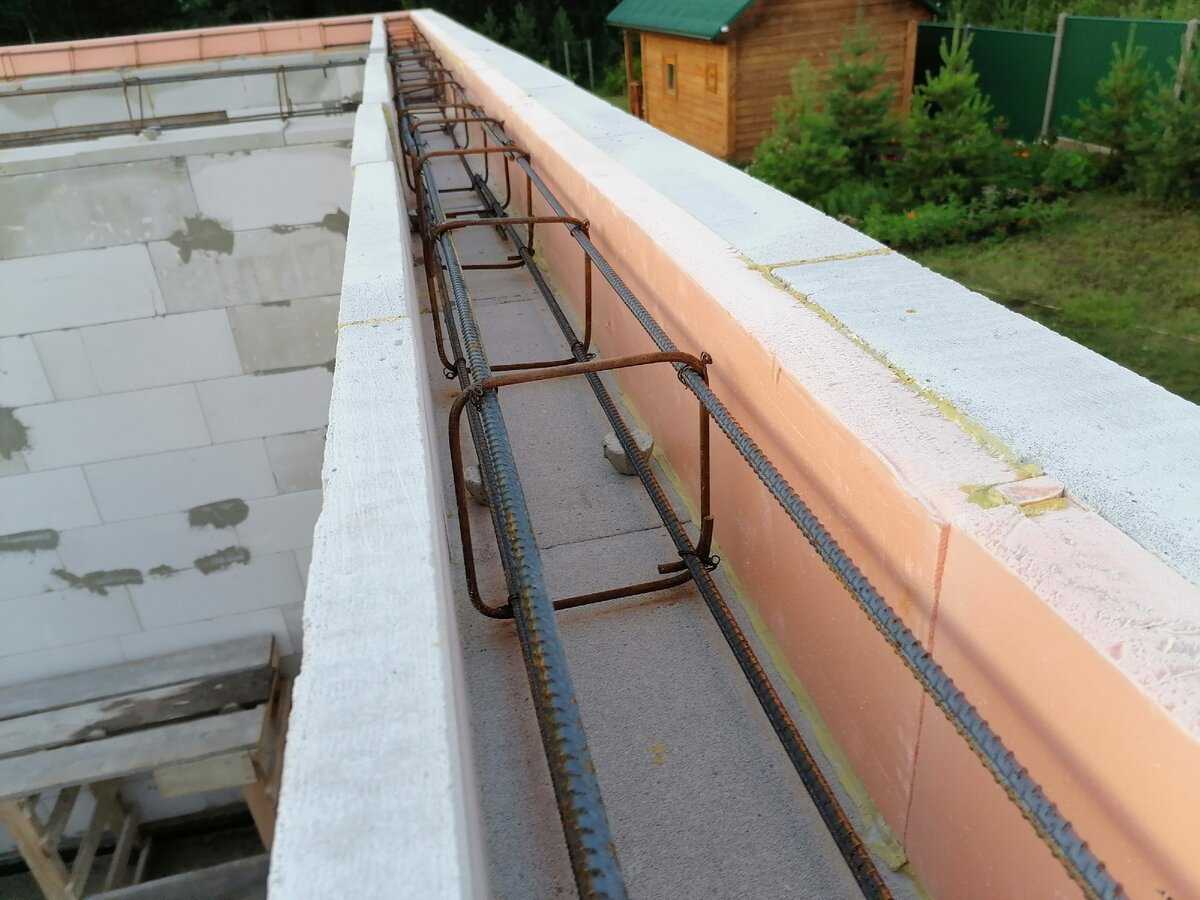 Армопояс в доме из газобетона: кому он нужен и зачем
