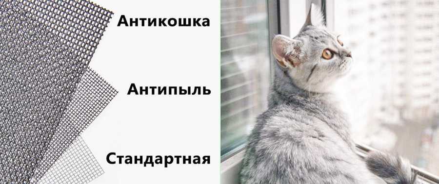 Москитная сетка «антикошка» на окна: виды, особенности, отзывы