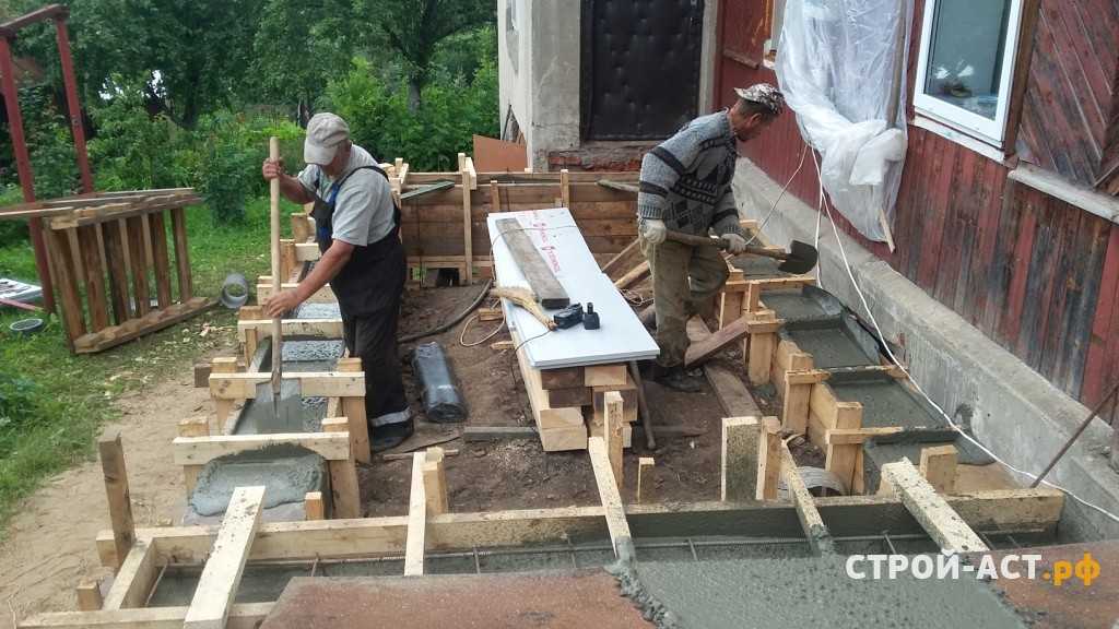 Пристройка к дому. из пеноблоков. делаем своими руками