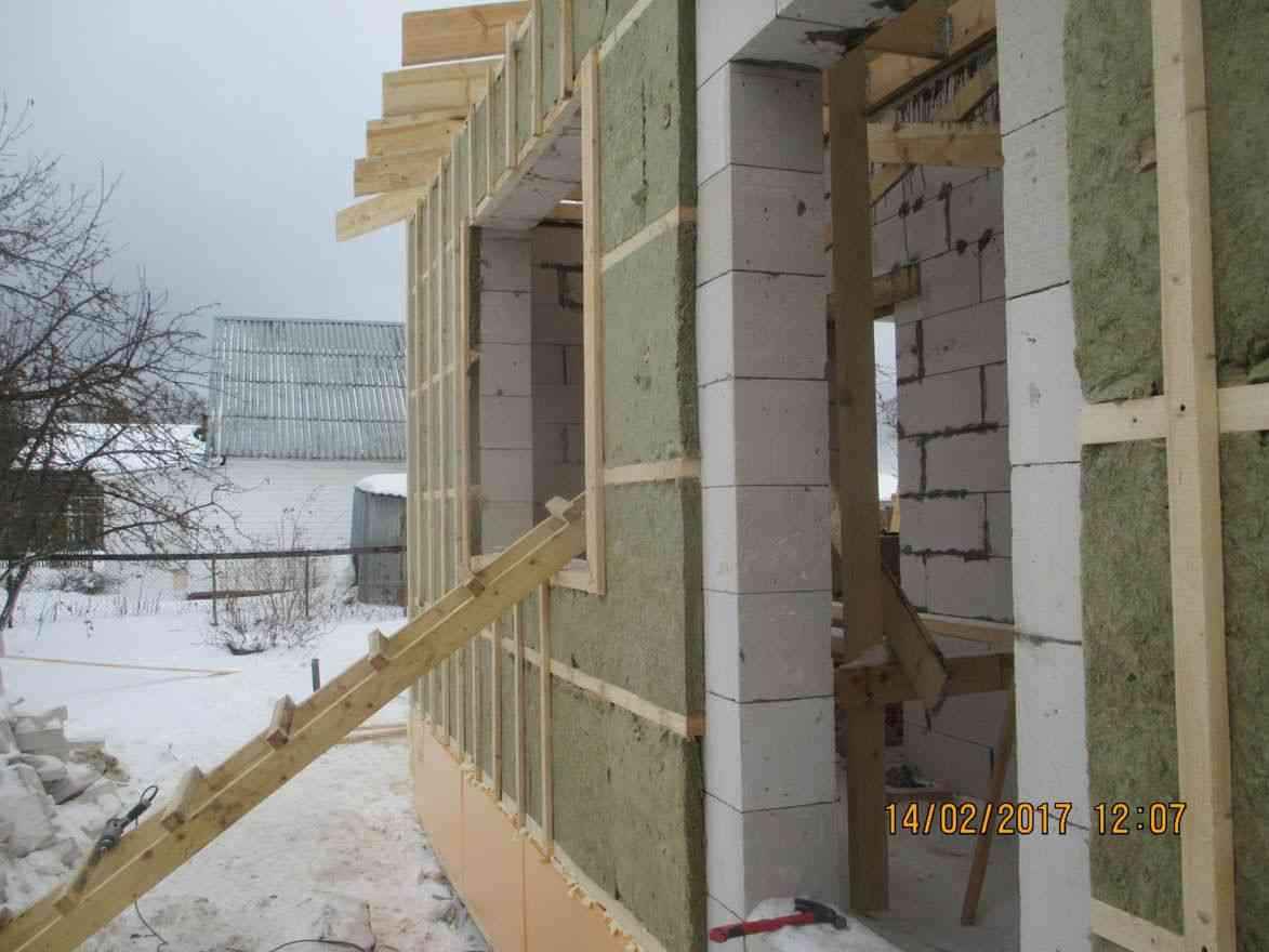 Утепление дома из газобетона снаружи: стен, отзывы