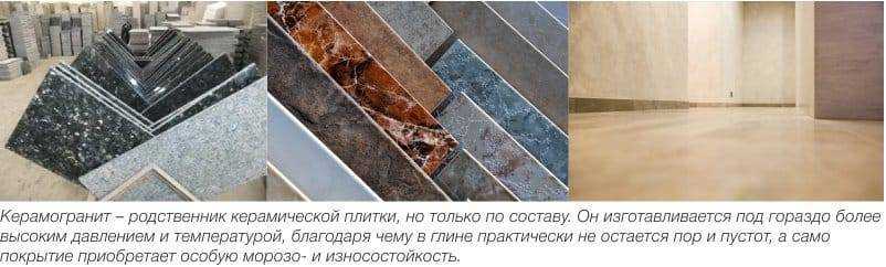 Что лучше напольная плитка или керамогранит для кухни