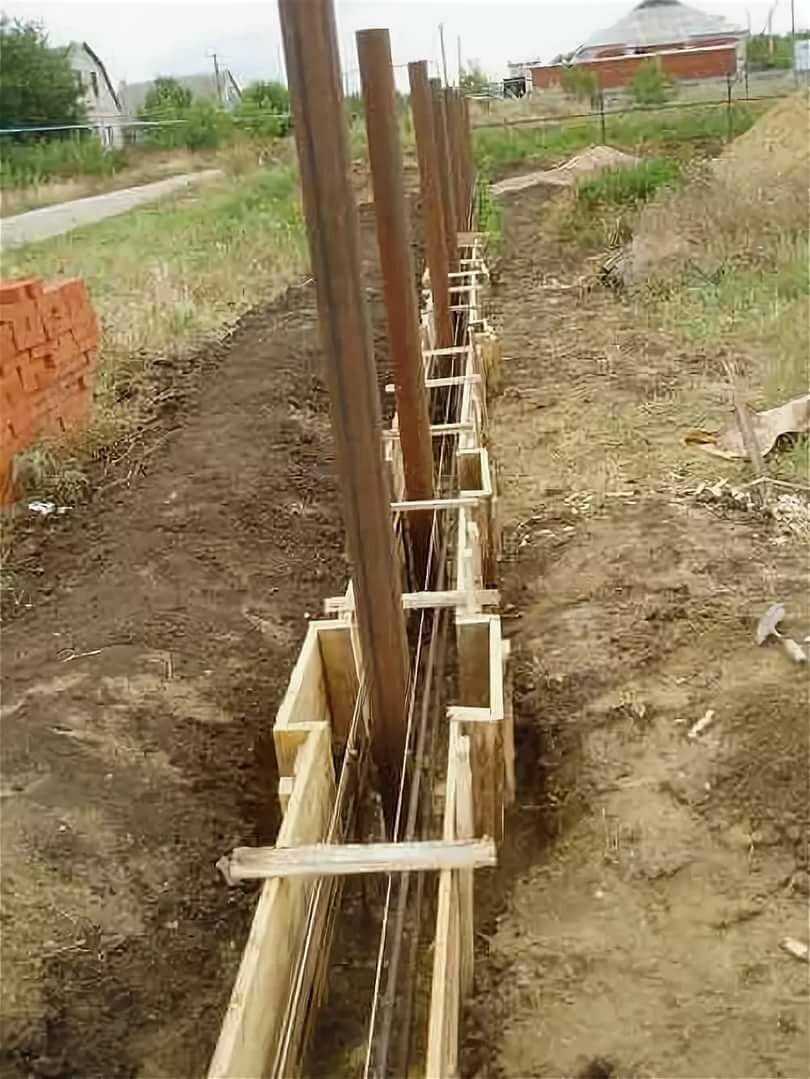 Как сделать основание для забора самостоятельно