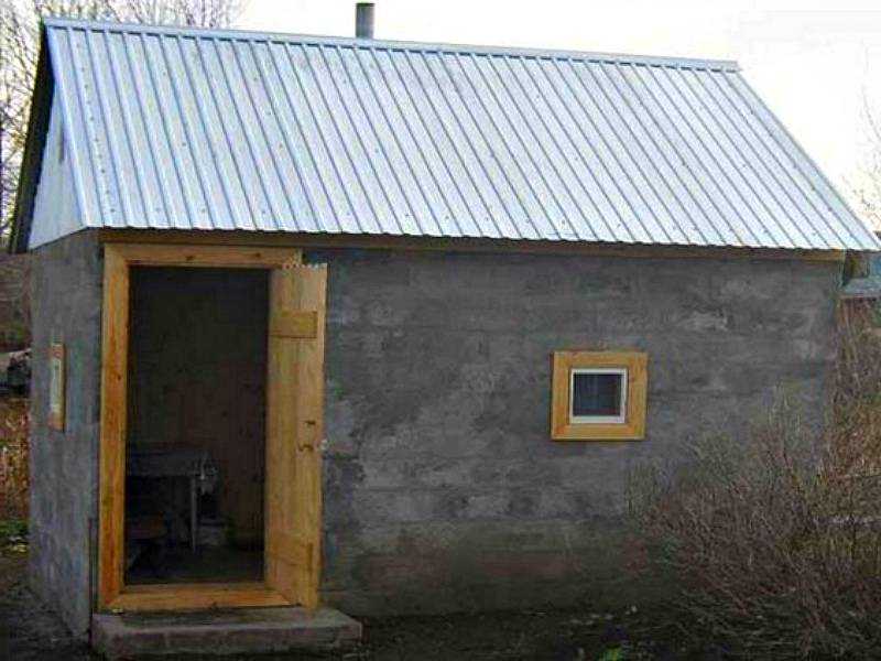 Сарай из пеноблоков своими руками: как сделать, инструкция, расчет