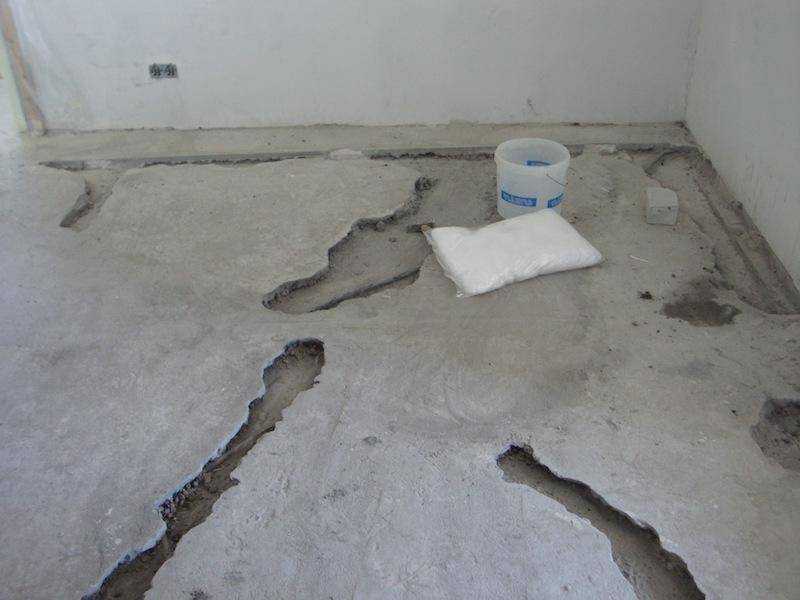 Дырка в полу: чем заделать дыру в полу из бетона