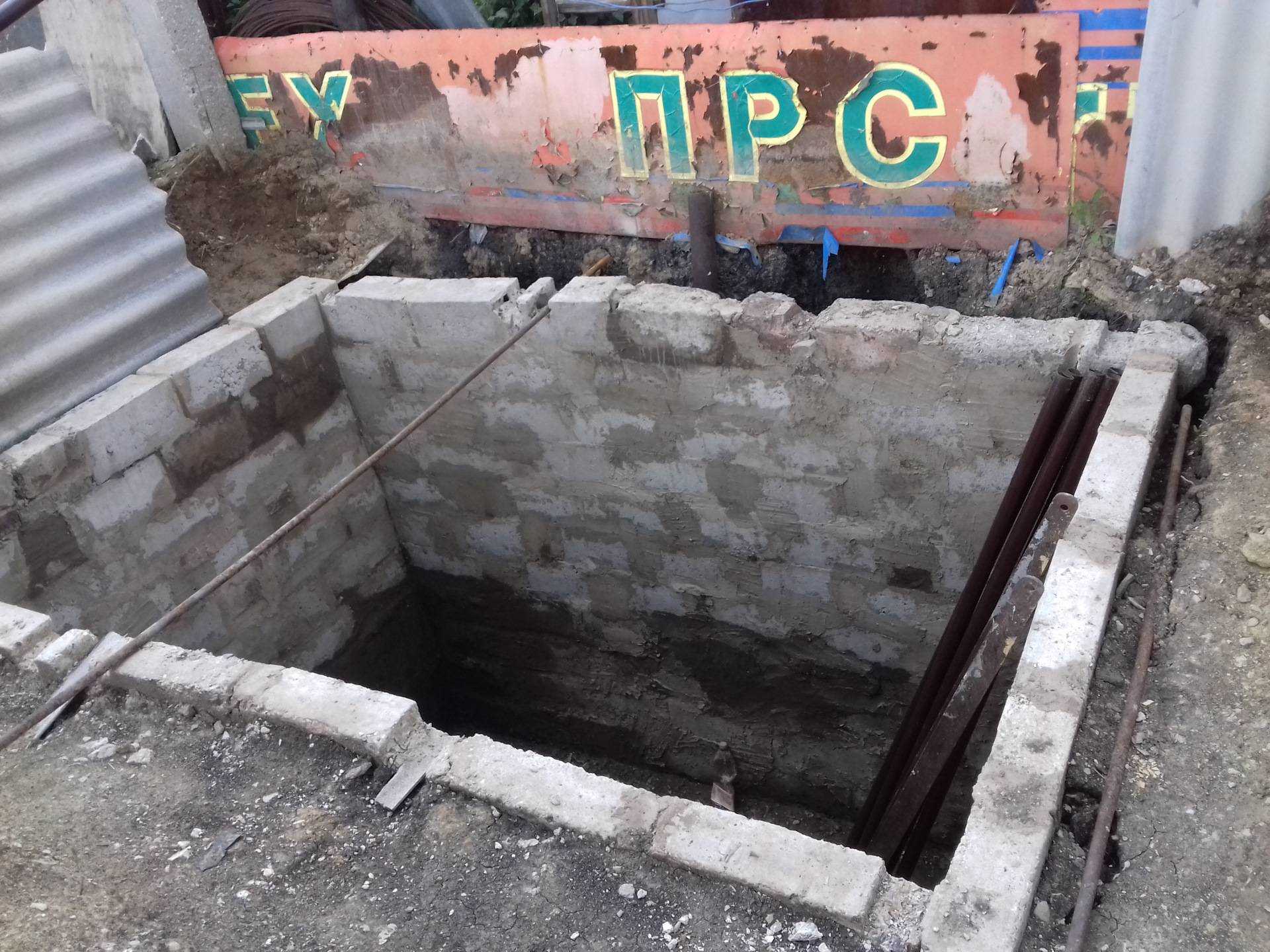 Погреб из керамзитобетонных блоков своими руками