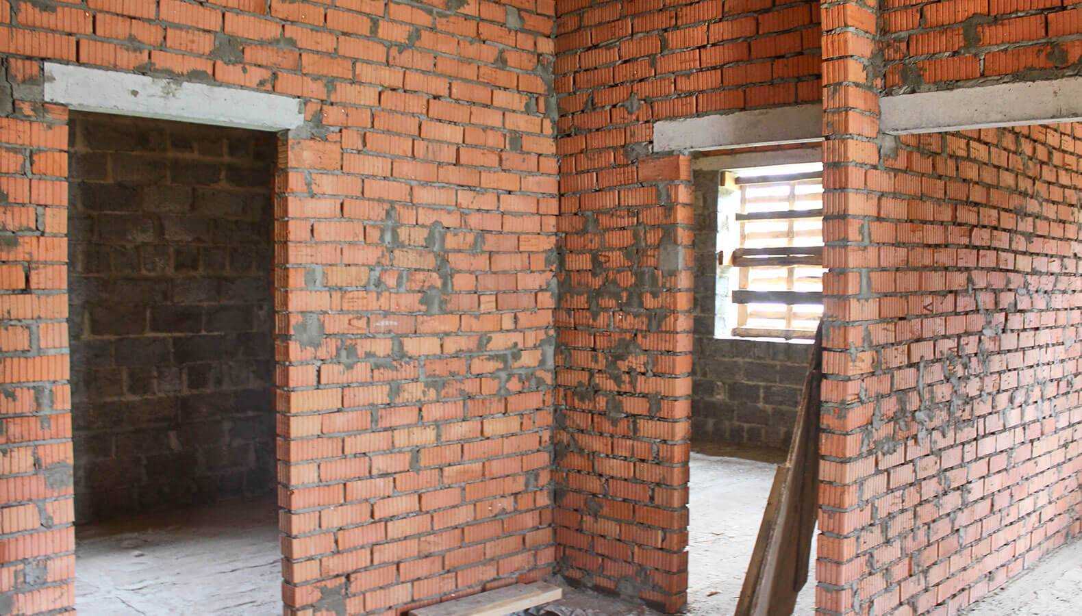 Кладка перегородок-пошаговая инструкция по возведению перегородки