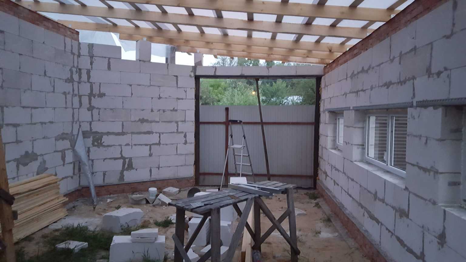 Крыша для дома из пеноблоков и газобетона: как сделать своими руками