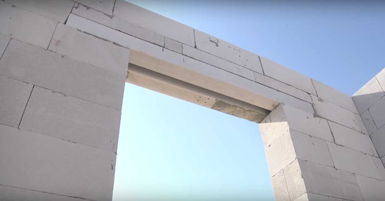 Перемычки газосиликатные – балки из газоблока прямоугольного сечения