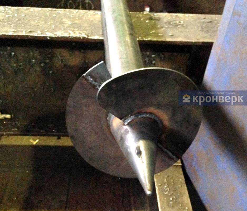 Винтовые сваи своими руками – чертежи